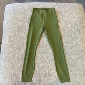 Lululemon InStill High-Rise Tight 25" Bronze Green-Size 4